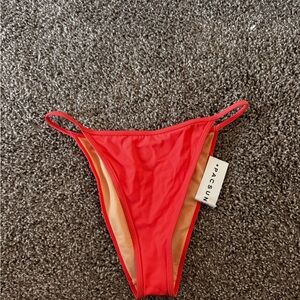 PacSun Women's Coral Bikini Bottom